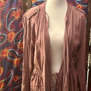 a new day Dusty Rose Trench Coat